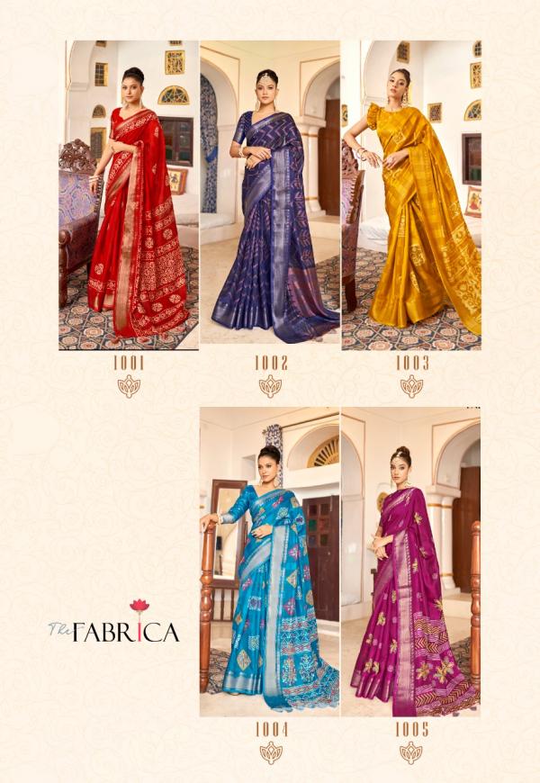 The Fabrica Shades Exclusive Cotton Designer Exclusive Saree